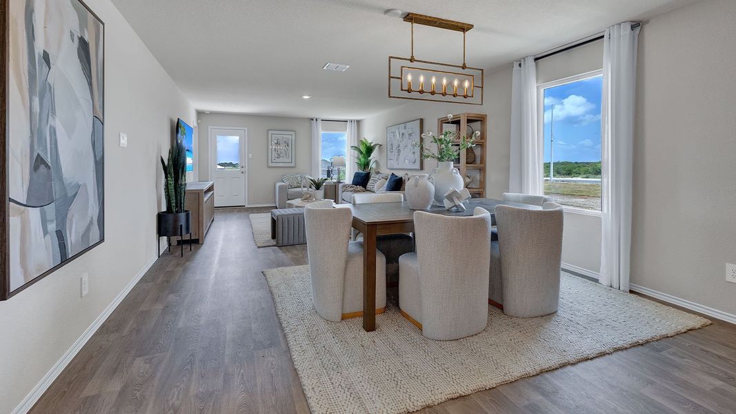 Representative furnished interior of a home built from the The Emma by D.R. Horton in Arroyo Ranch, Seguin (Image 16).