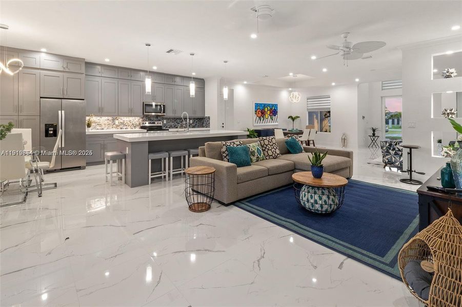 Furnished interior view inside a new home in , Homestead (Image 26).