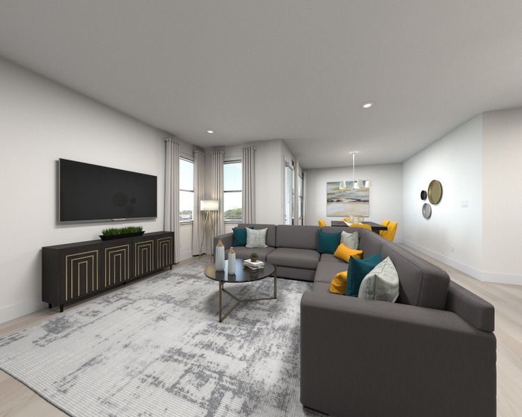 Furnished interior view inside a new home in Benders Cove - Premier Series, Mount Juliet (Image 4). Furnished interior view inside a new home in Benders Cove - Premier Series, Mount Juliet (Image 4).