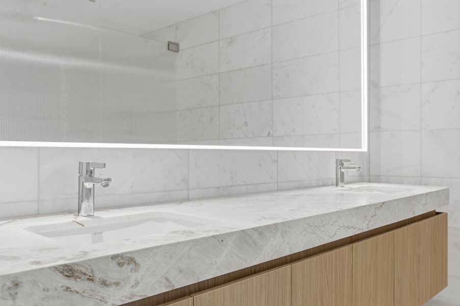 Close-up of interior finishes inside a home in , Miami Beach (Image 19).