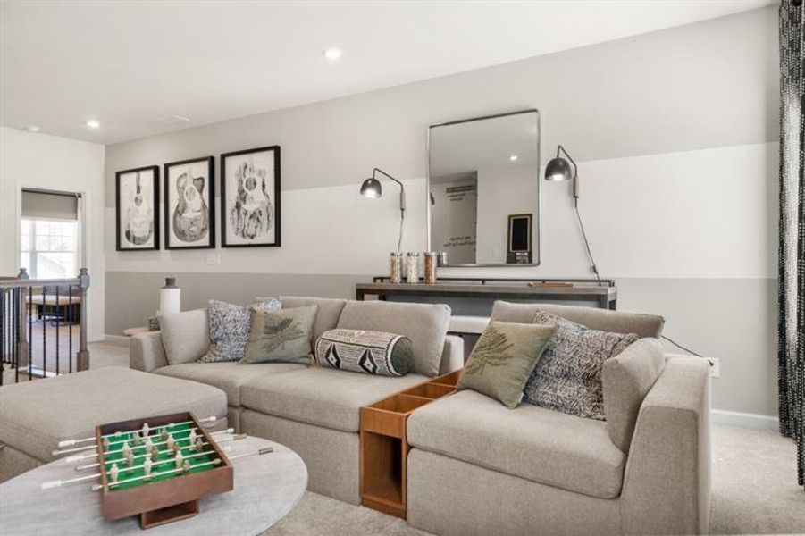 Furnished interior view inside a new home in The Stiles, Cartersville (Image 6).