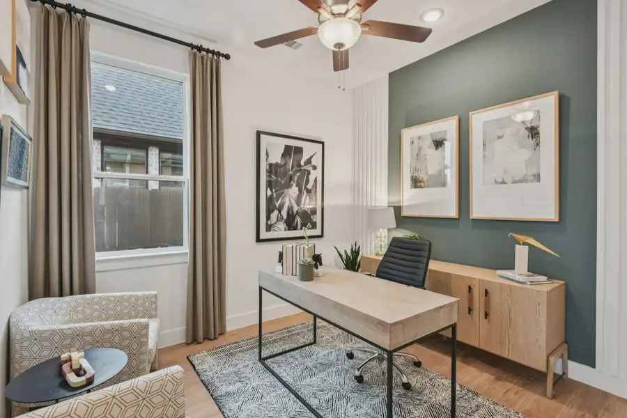 Representative furnished interior of a home built from the Marion by Chesmar Homes in Attwater 55s, Waller (Image 10).