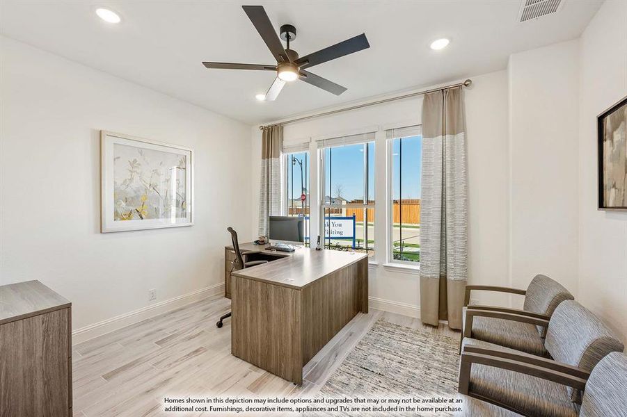 Furnished interior view inside a new home in Wildflower Ranch, Fort Worth (Image 5).