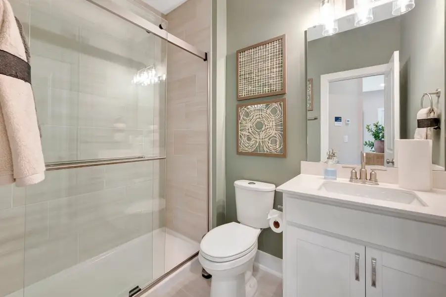 Representative furnished interior of a home built from the Addison by Beazer Homes in Friendship Village Townhomes, Apex (Image 4). Representative furnished interior of a home built from the Addison by Beazer Homes in Friendship Village Townhomes, Apex (Image 4).