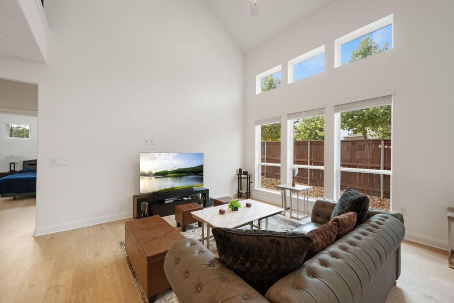 Furnished interior view inside a new home in Messinger Village, Austin (Image 6).