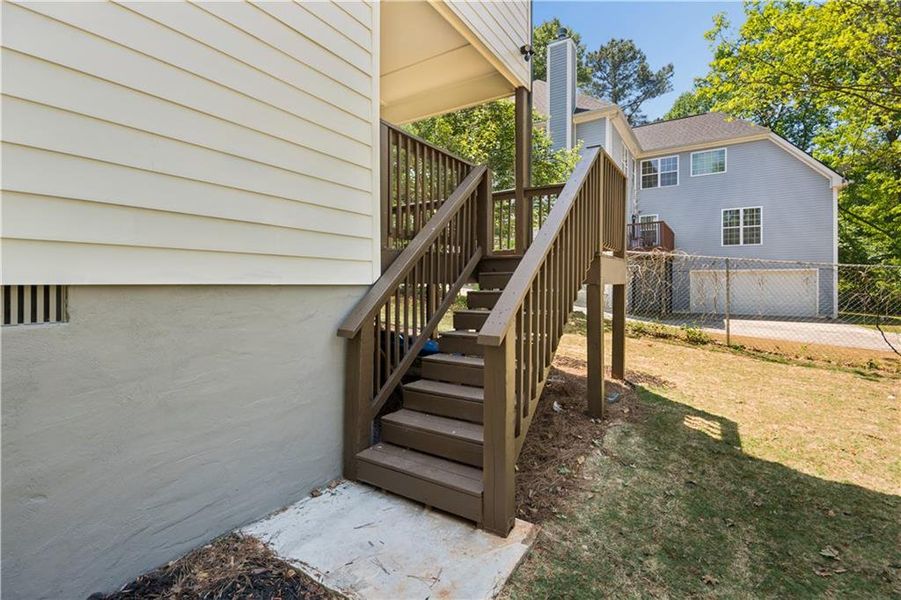 Exterior details and patio area of a home in , Decatur (Image 3).