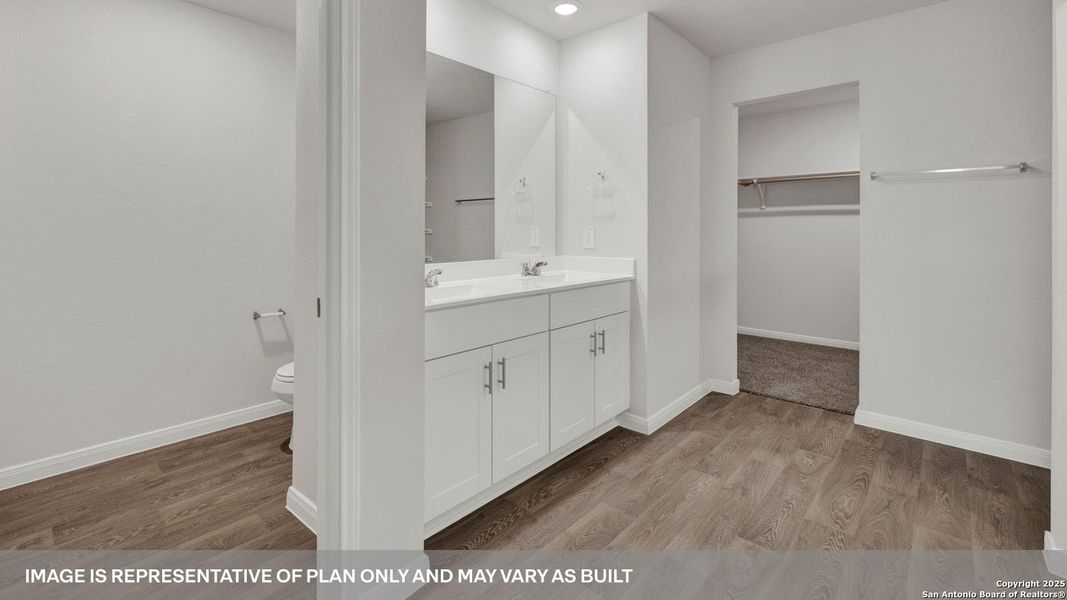 Furnished interior view inside a new home in Whisper South, San Marcos (Image 13).