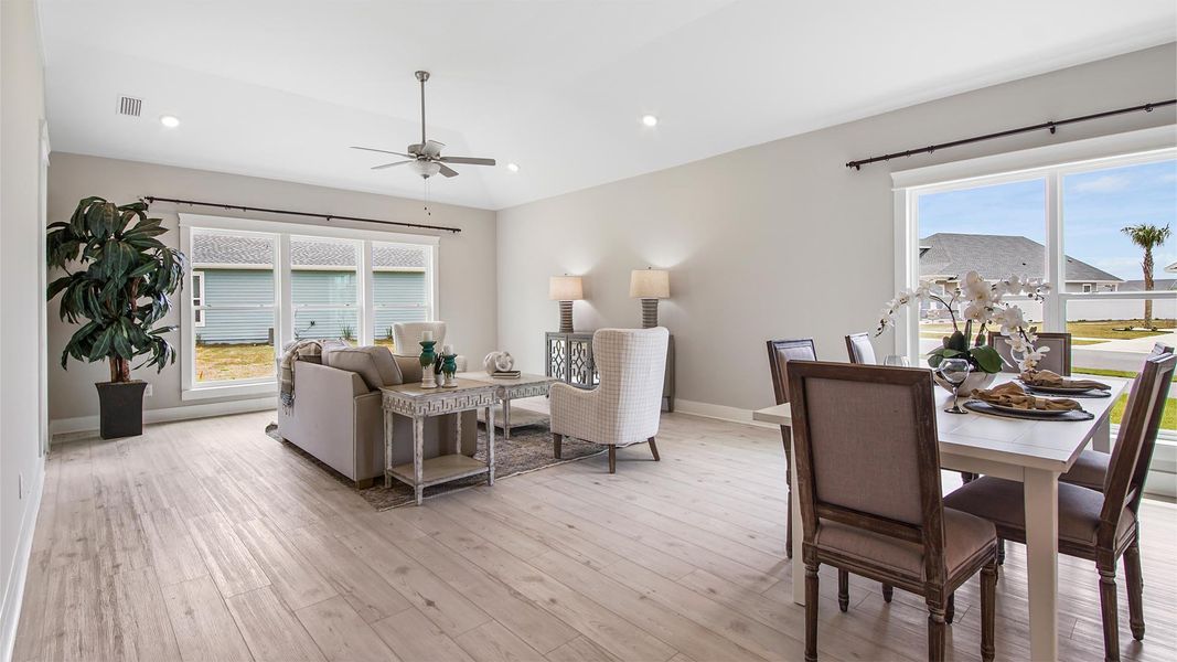 Furnished interior view inside a new home in Breakfast Point East Phase I, Panama City Beach (Image 24).