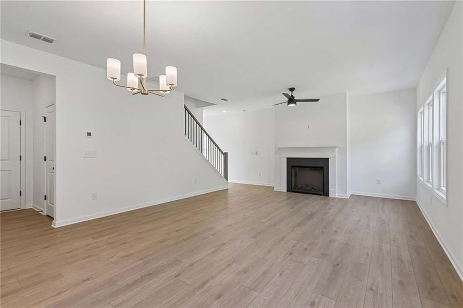 Spacious, unfurnished interior of a new home in Langston Reserve, Cartersville (Image 13).