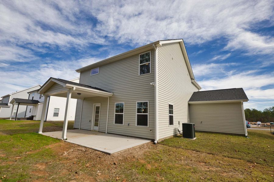 Covered Porch with Patio Option Covered Porch with Patio Option
