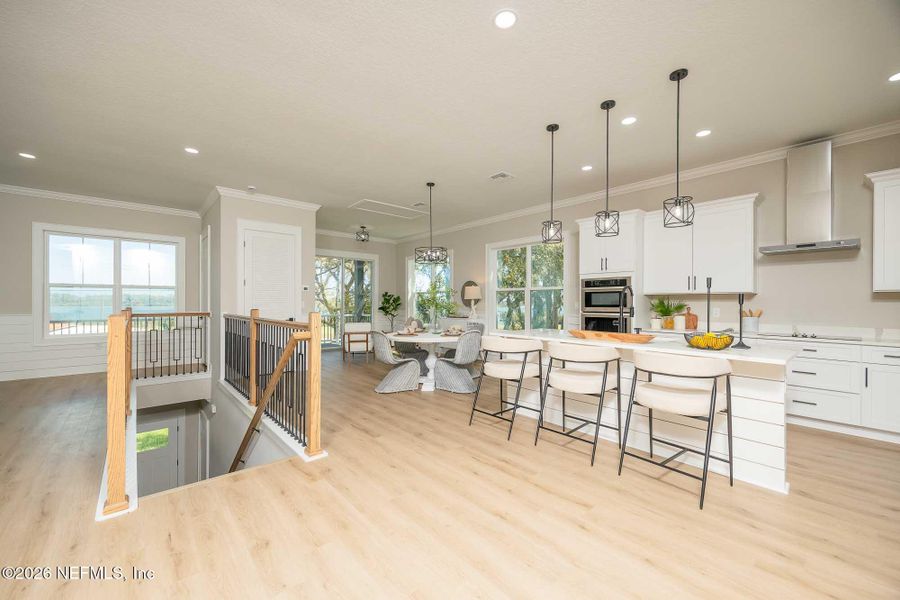 Furnished interior view inside a new home in , St. Augustine (Image 45).