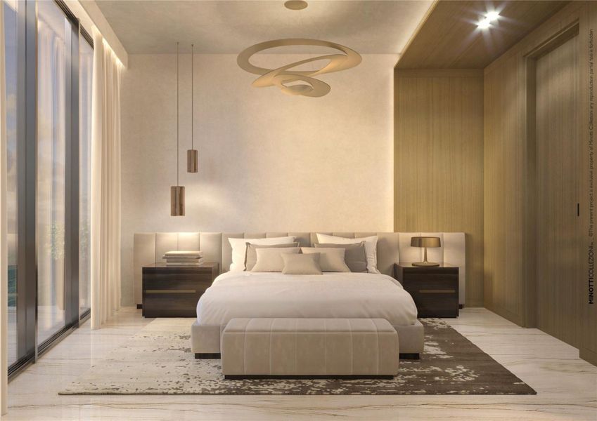 Furnished interior view inside a new home in , Hollywood (Image 5).