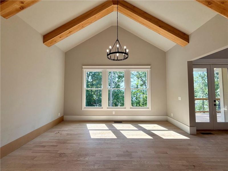 Spacious, unfurnished interior of a new home in , Flowery Branch (Image 28). Spacious, unfurnished interior of a new home in , Flowery Branch (Image 28).