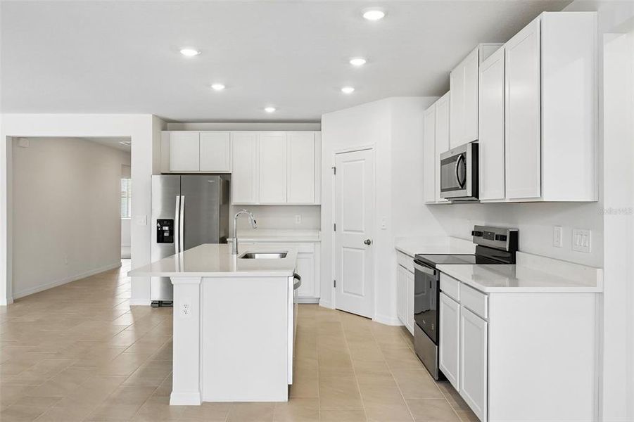 Furnished interior view inside a new home in Pine Ridge Meadows, Hudson (Image 6).