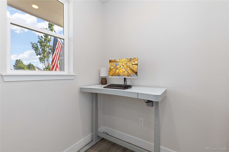 Furnished interior view inside a new home in Haskins Station, Arvada (Image 12). Furnished interior view inside a new home in Haskins Station, Arvada (Image 12).