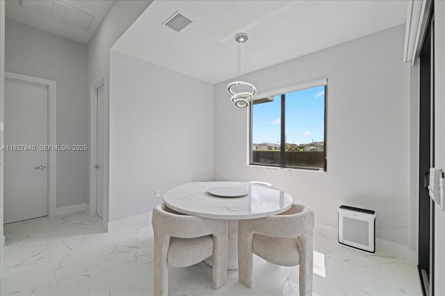 Furnished interior view inside a new home in , Cape Coral (Image 11). Furnished interior view inside a new home in , Cape Coral (Image 11).