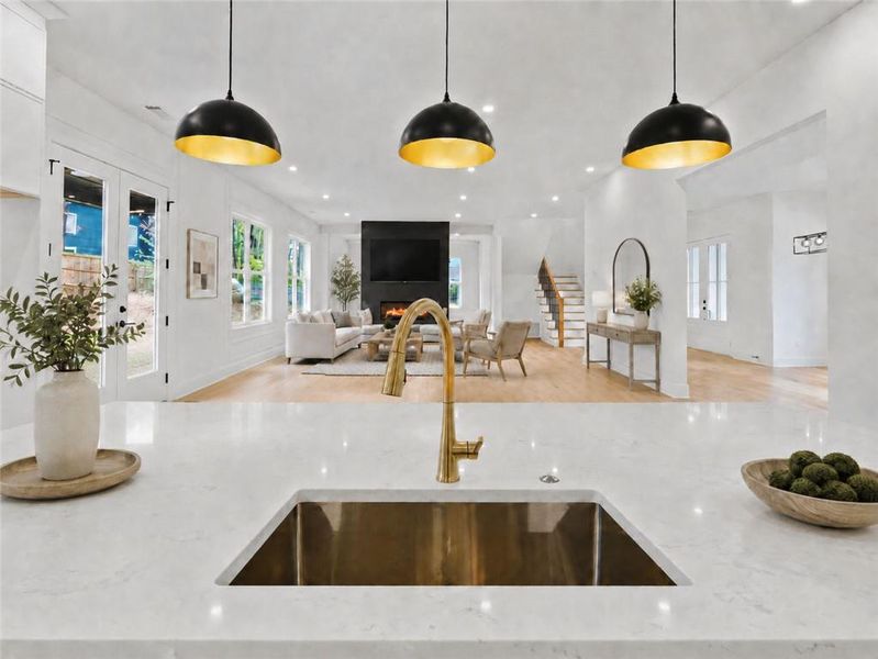 Furnished interior view inside a new home in , Marietta (Image 31).