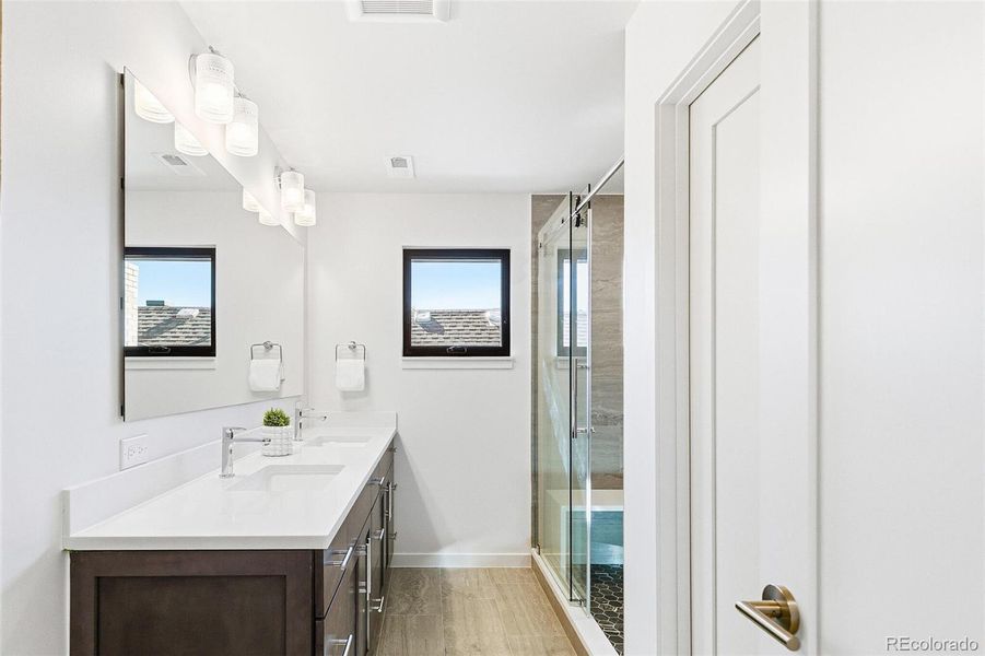 Furnished interior view inside a new home in , Denver (Image 30).