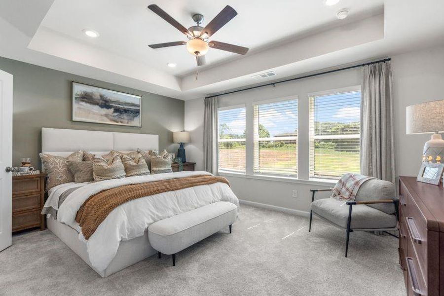 Furnished interior view inside a new home in Rosewood Farm, Lawrenceville (Image 17).