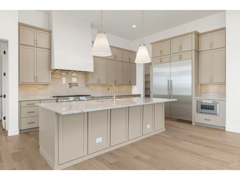 Furnished interior view inside a new home in RainDance, Windsor (Image 15).