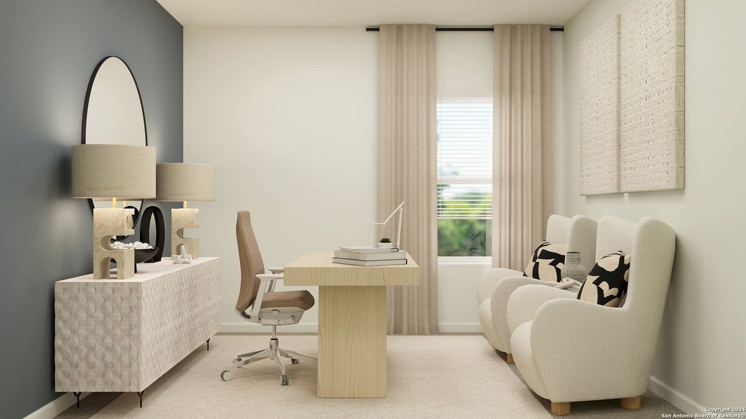 Furnished interior view inside a new home in , Corpus Christi (Image 17).