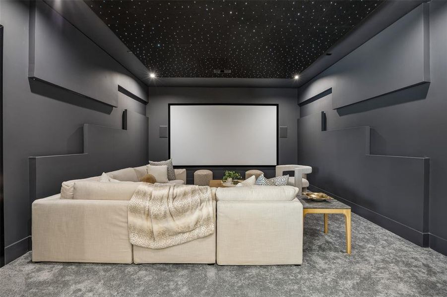 The perfect entertaining room connecting to the media room and with slider doors going to the outdoor kitchen and backyard.