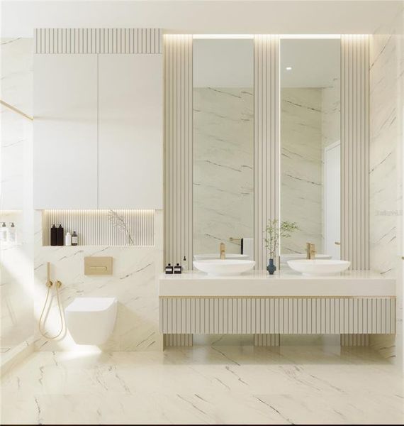 Furnished interior view inside a new home in , Sarasota (Image 14).