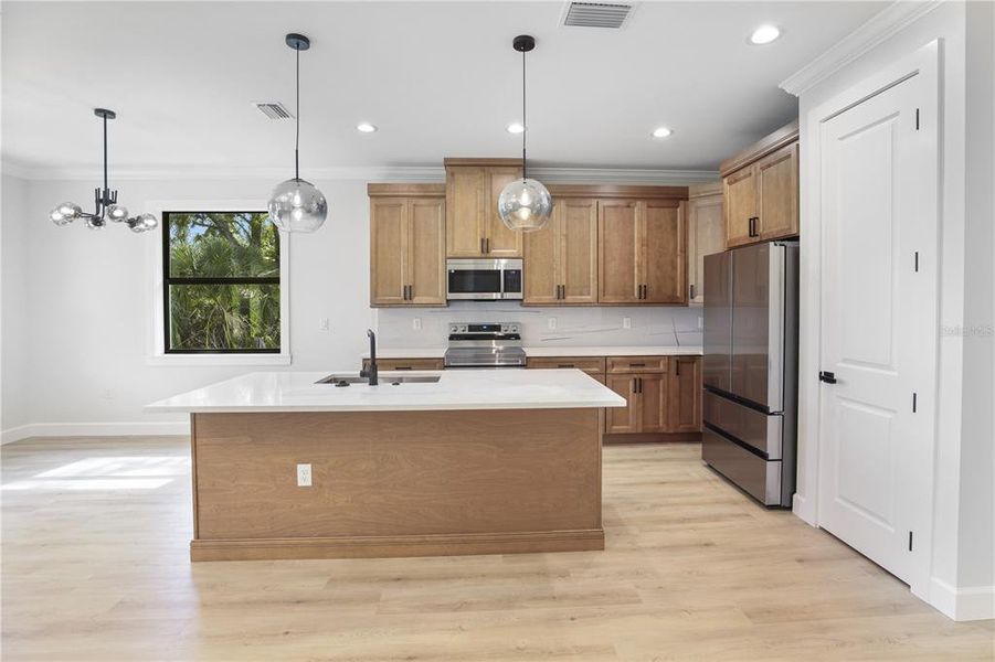 Furnished interior view inside a new home in , Port Charlotte (Image 6). Furnished interior view inside a new home in , Port Charlotte (Image 6).