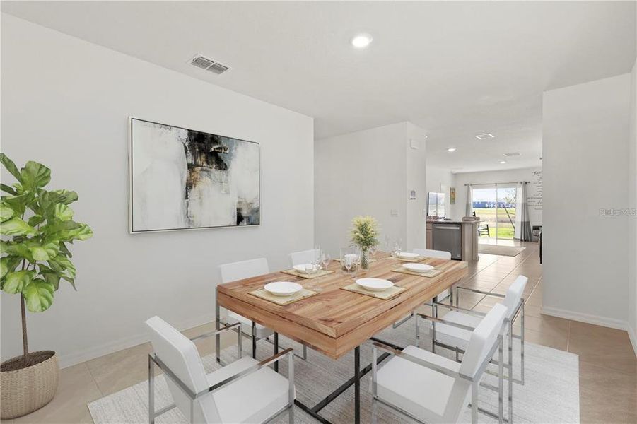 Furnished interior view inside a new home in , Wesley Chapel (Image 6).