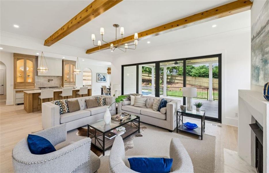 Furnished interior view inside a new home in , Brookhaven (Image 35). Furnished interior view inside a new home in , Brookhaven (Image 35).