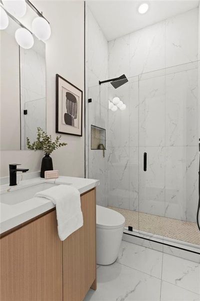 Furnished interior view inside a new home in , Fairburn (Image 4).