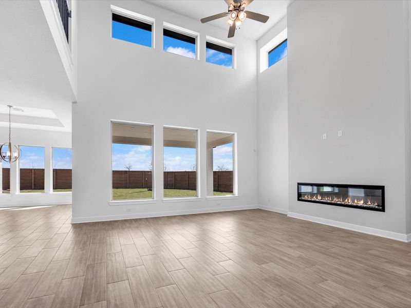 Spacious, unfurnished interior of a new home in ARTAVIA® - 60', Conroe (Image 14).