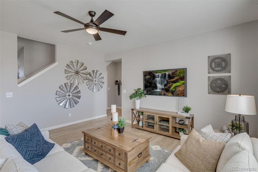 Furnished interior view inside a new home in Spring Valley Ranch, Elizabeth (Image 9).