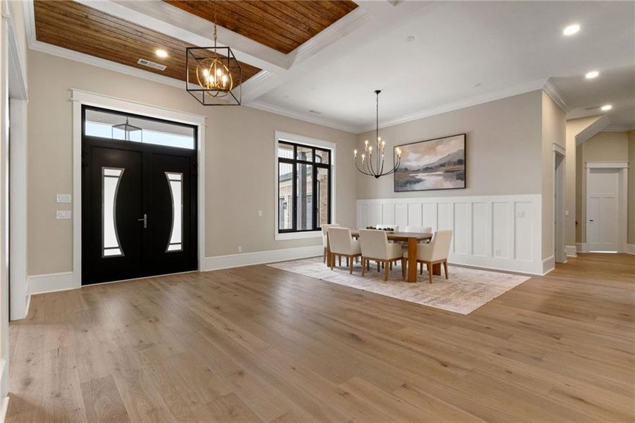 Furnished interior view inside a new home in , Canton (Image 52).