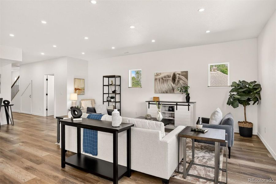 Furnished interior view inside a new home in , Golden (Image 21).