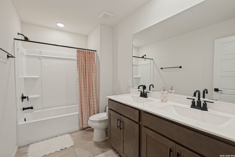 Furnished interior view inside a new home in Horizon Pointe, Converse (Image 9).