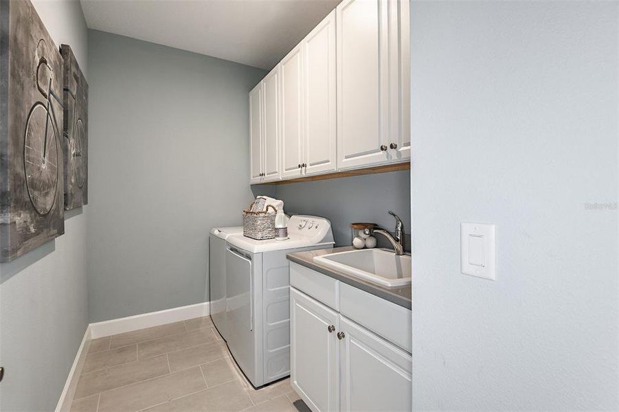 Furnished interior view inside a new home in Esplanade at Wellen Park, Englewood (Image 17).