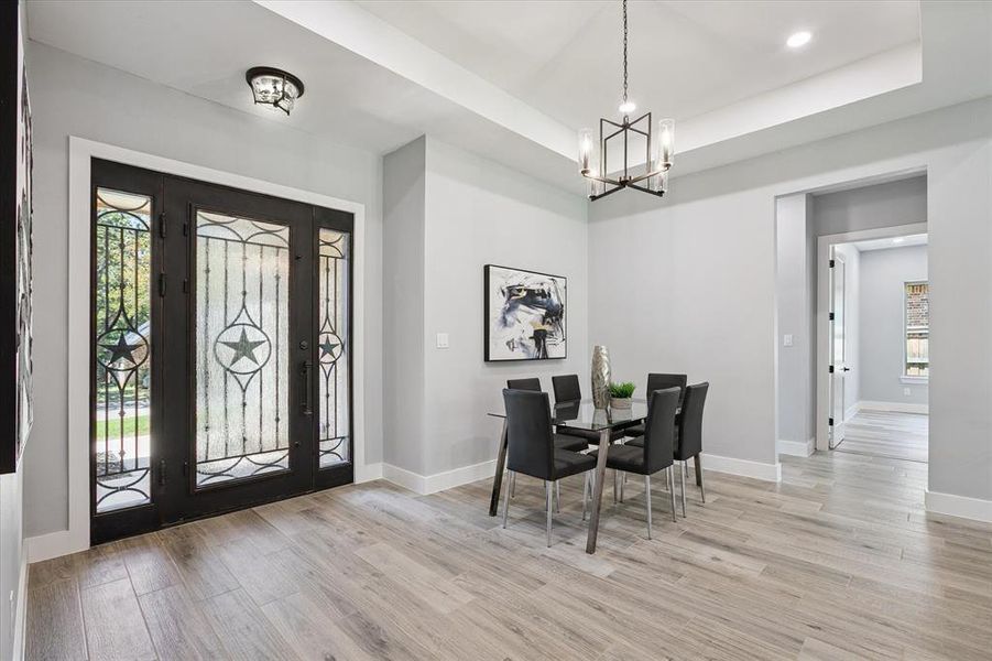 Furnished interior view inside a new home in , Arlington (Image 26).