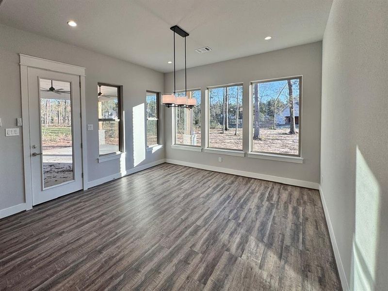 Spacious, Open & Airy Dining Room