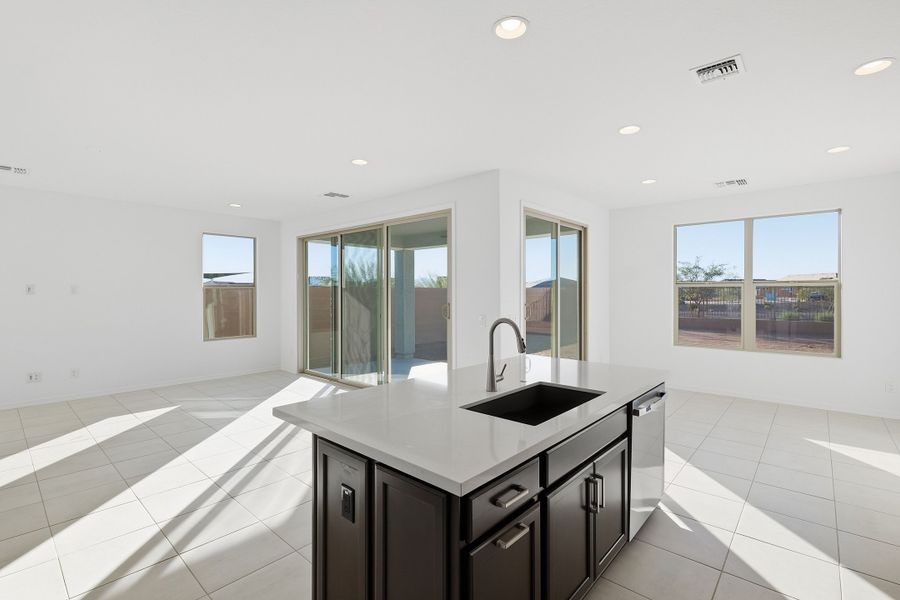 Representative furnished interior of a home built from the Triumph by Taylor Morrison in Artisan at Asante Encore Collection, Surprise (Image 7). Representative furnished interior of a home built from the Triumph by Taylor Morrison in Artisan at Asante Encore Collection, Surprise (Image 7).