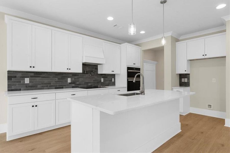 Furnished interior view inside a new home in , Flowery Branch (Image 31).