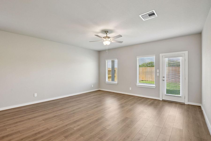 Photo is not of the actual home, but is an inspirational photo of builder’s model home and may depict options, furnishings, and/or decorator features that are not included