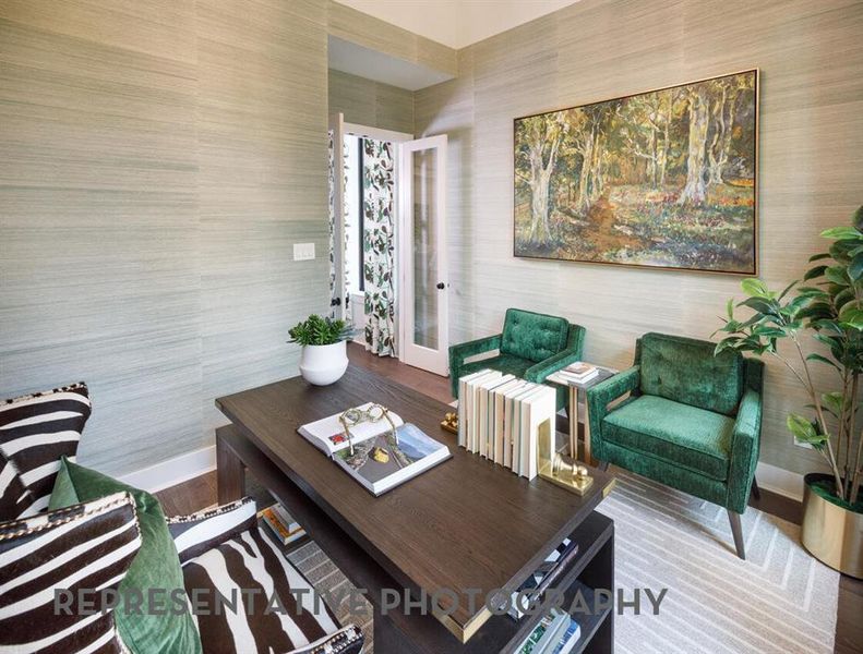 Furnished interior view inside a new home in Mosaic, Celina (Image 18).