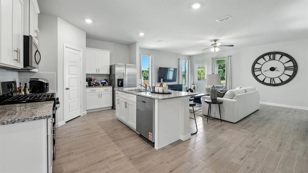 Furnished interior view inside a new home in Vista Park, Decatur (Image 26).