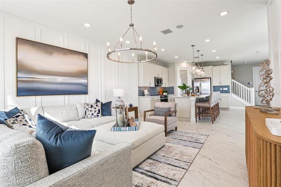 Furnished interior view inside a new home in , San Antonio (Image 9).