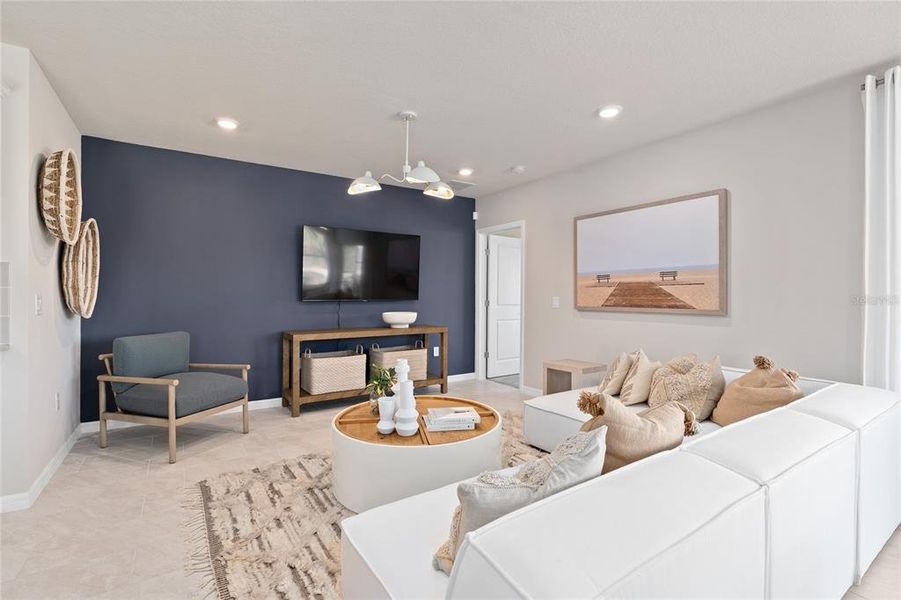 Furnished interior view inside a new home in Hartford Terrace, Davenport (Image 14). Furnished interior view inside a new home in Hartford Terrace, Davenport (Image 14).