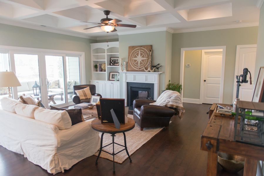 Representative furnished interior of a home built from the Claremont by Bill Clark Homes in The Sanctuary at Sunset Beach, Sunset Beach (Image 45). Representative furnished interior of a home built from the Claremont by Bill Clark Homes in The Sanctuary at Sunset Beach, Sunset Beach (Image 45).