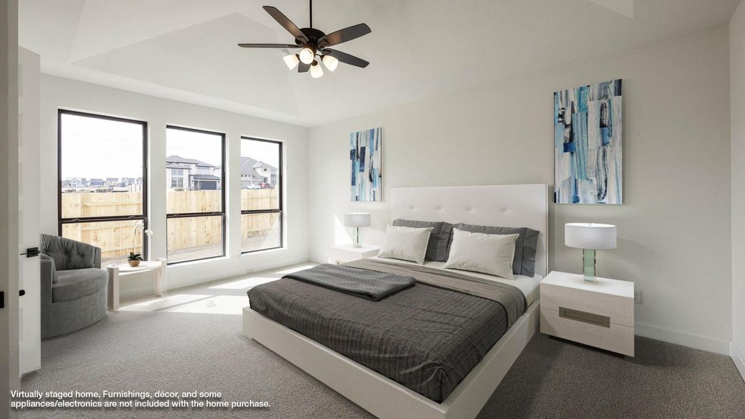 Furnished interior view inside a new home in Lariat 60', Liberty Hill (Image 5).