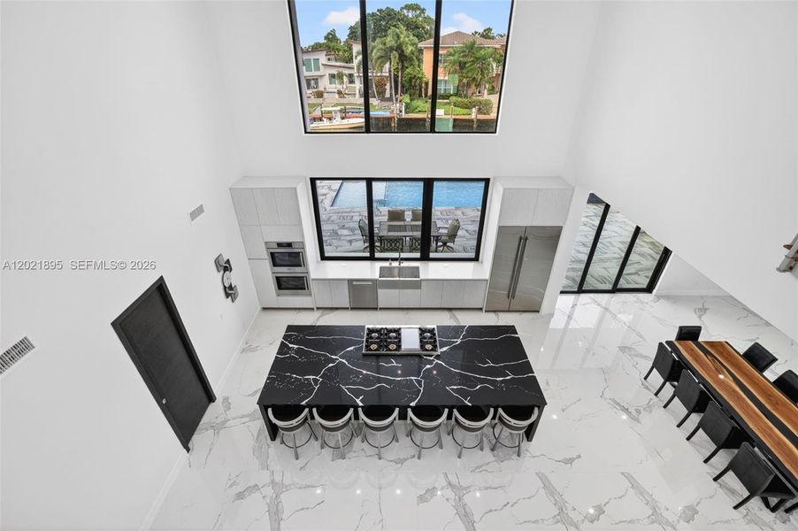 Furnished interior view inside a new home in , Pompano Beach (Image 20).