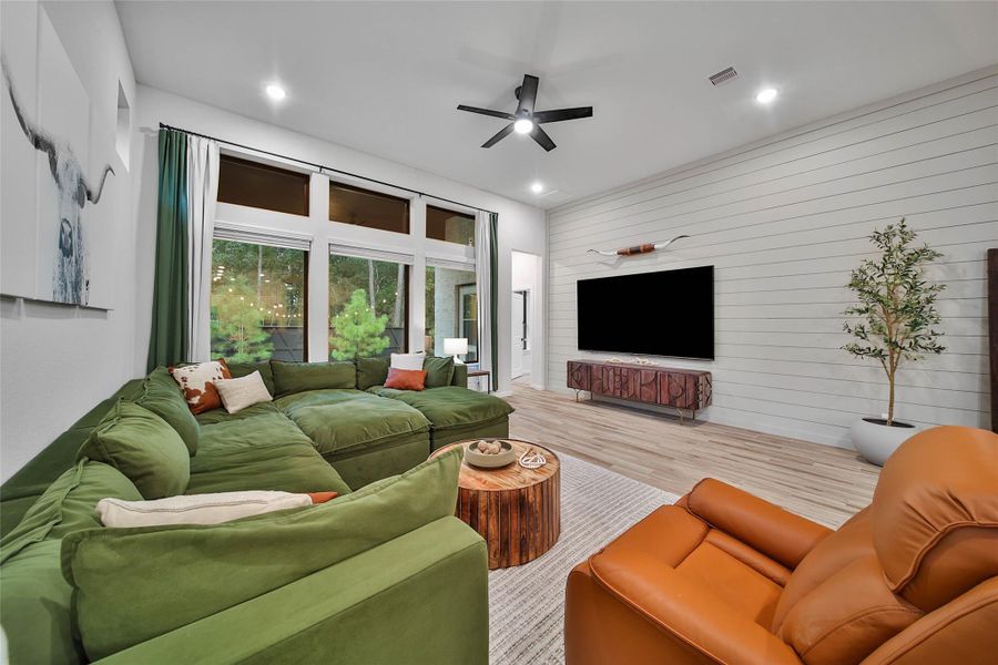 Furnished interior view inside a new home in , Magnolia (Image 46). Furnished interior view inside a new home in , Magnolia (Image 46).